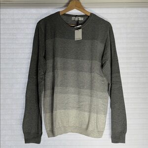 Brand new with tags! Calvin Klein Men's Gradient Gray Crewneck Sweater. Sz M